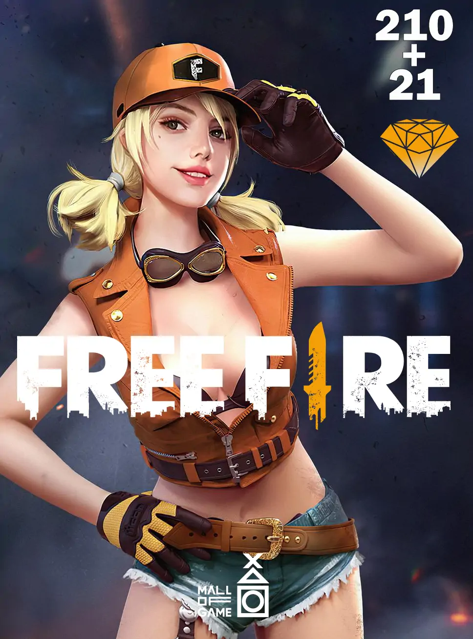 Free Fire 210 + 21 Diamonds